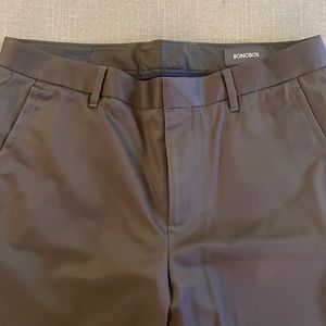 Bonobos gray khakis/work pants 33/30